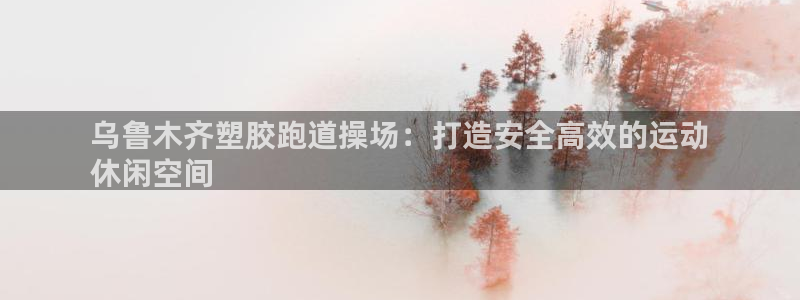 尊龙官网手机版下载：乌鲁木齐塑胶跑道操场：打造安全高