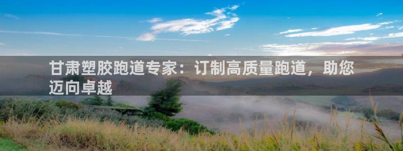 最新凯时官网网址：甘肃塑胶跑道专家：订制高质量跑道，助您
迈向卓越