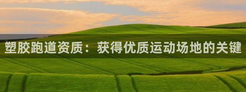 尊龙官方app下载：塑胶跑道资质：获得优质运动场地的关键