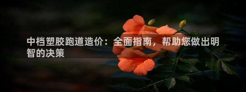 尊龙凯时取款24小时不到账：中档塑胶跑道造价：全面指